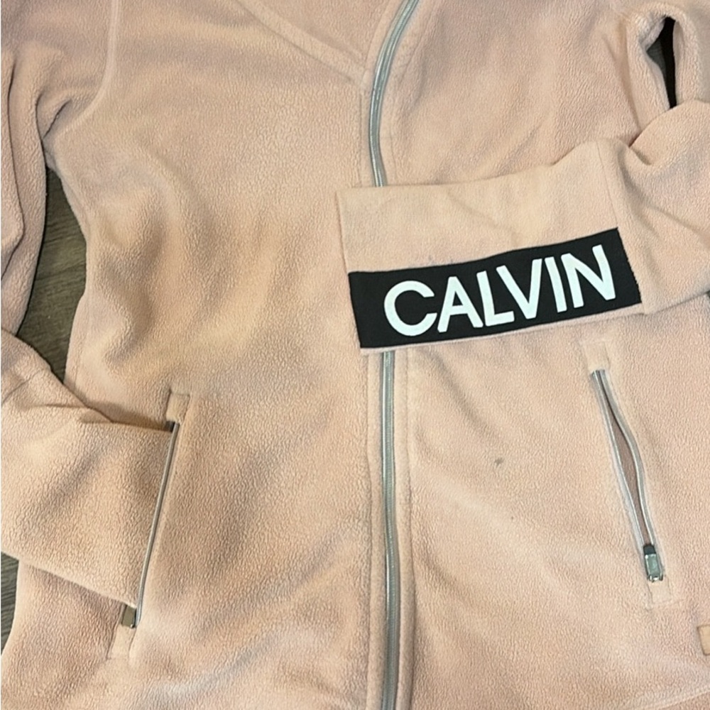 Calvin Klein Tan Fleece Pullover